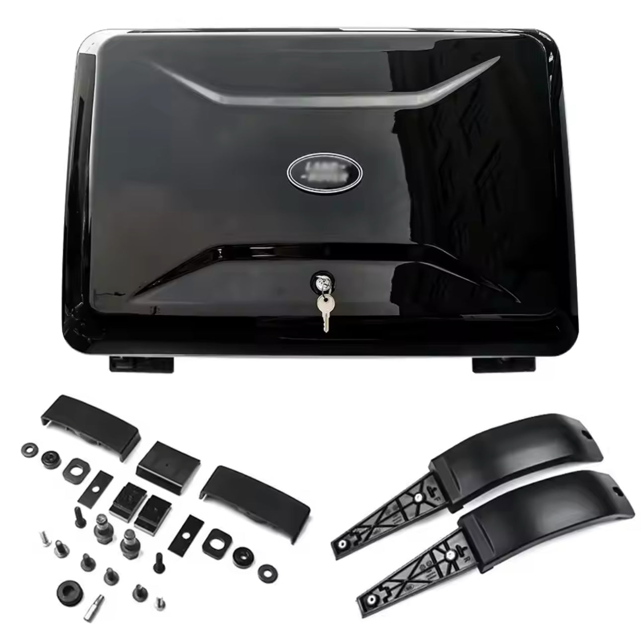 Black side tool box for Land rover Defender