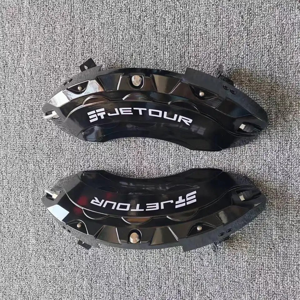 Brake Caliper Cover Front Rear Aluminum (4pcs) with two stickers logo